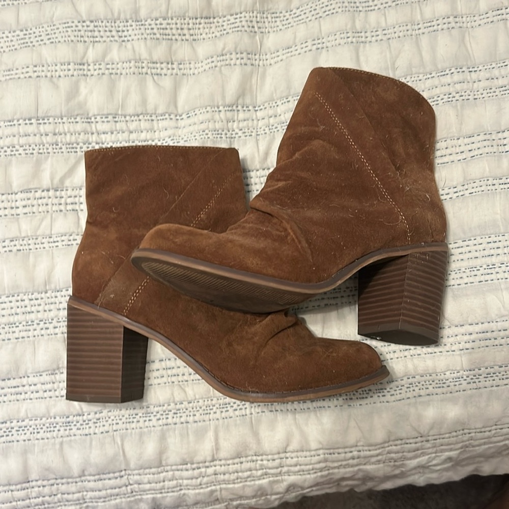 Brown ankle boots